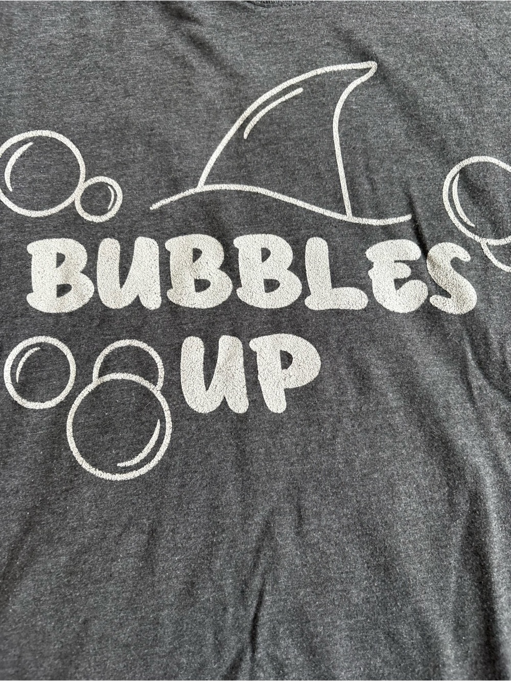 Bubbles Up Graphic Tee in Dark Gray - Picture 2 of 5
